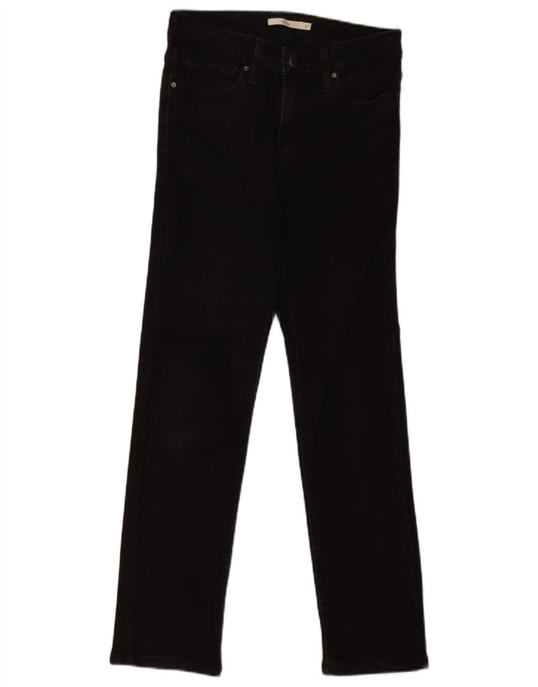 Jeans Levi's da donna 712 slim W27 L28 cotone nero