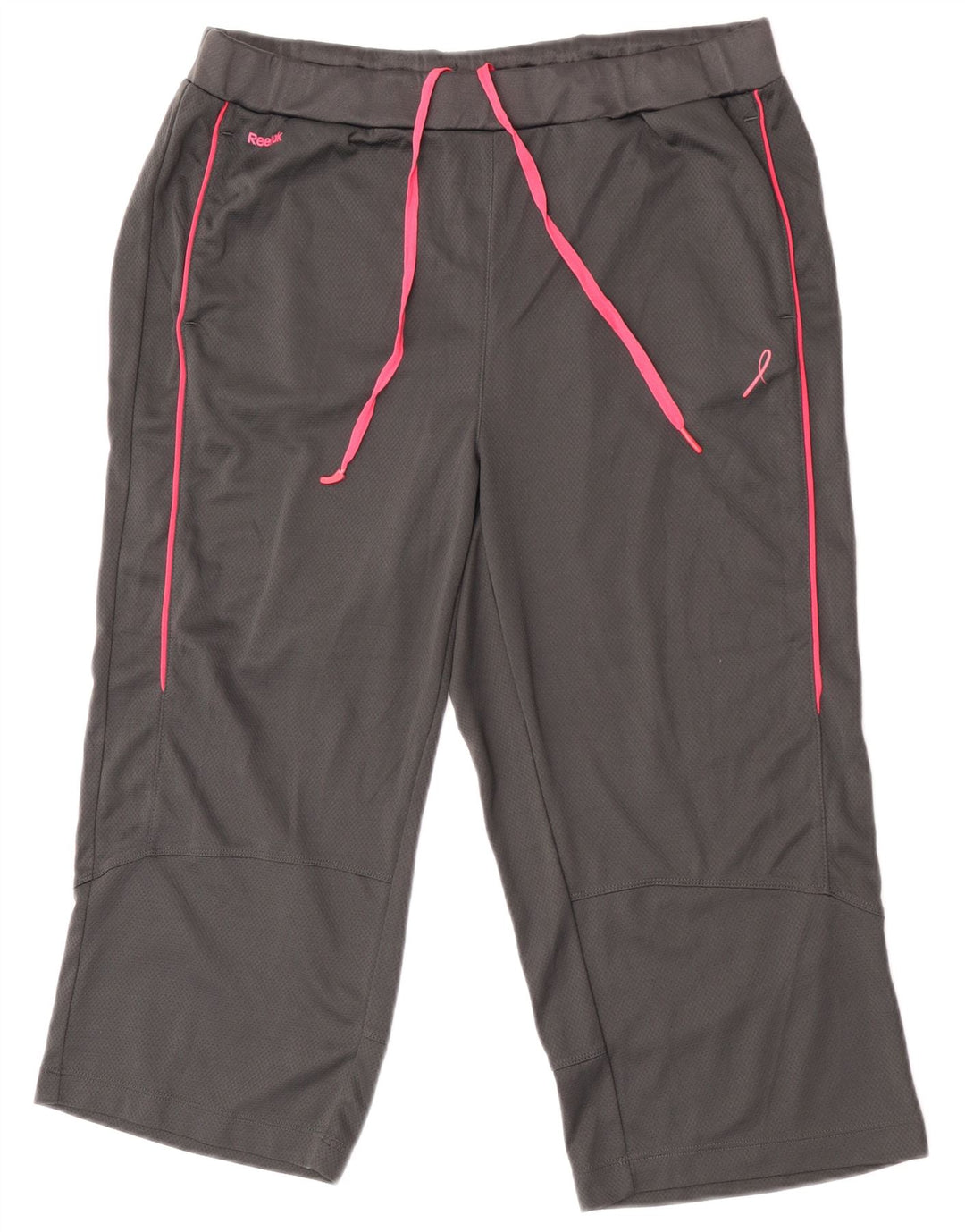 Pantaloncini sportivi Reebok da donna Bermuda UK 18 XL grigio poliestere