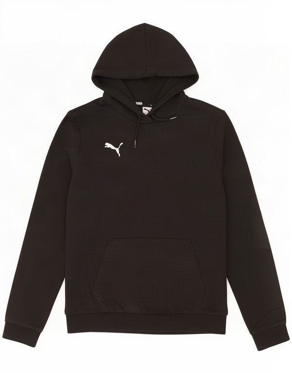 Felpa con cappuccio da donna Puma UK 14 cotone medio nero