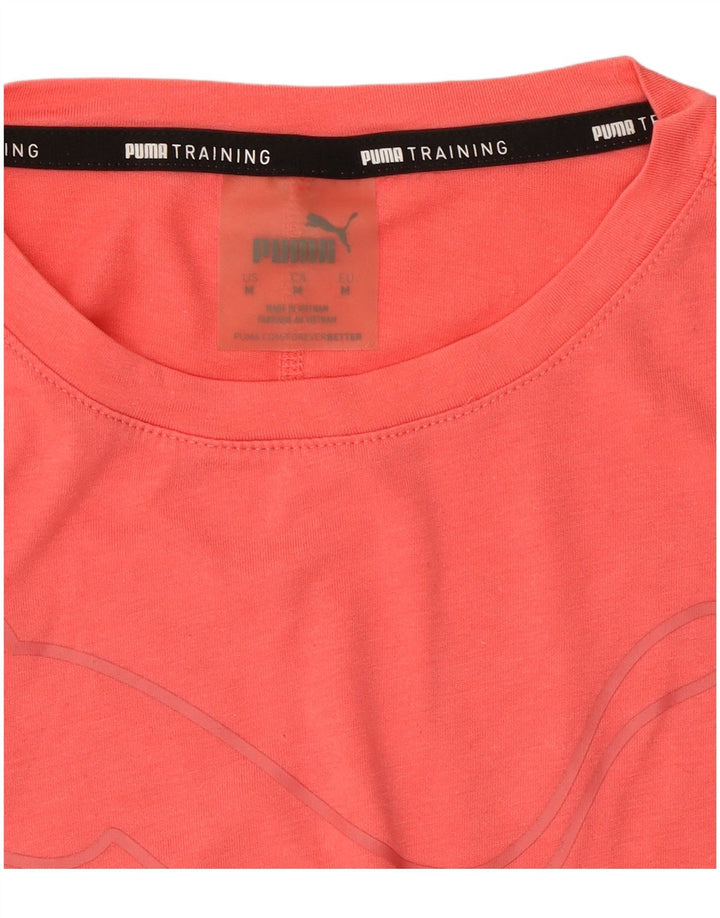 T-shirt da donna Puma UK 14 rosa medio