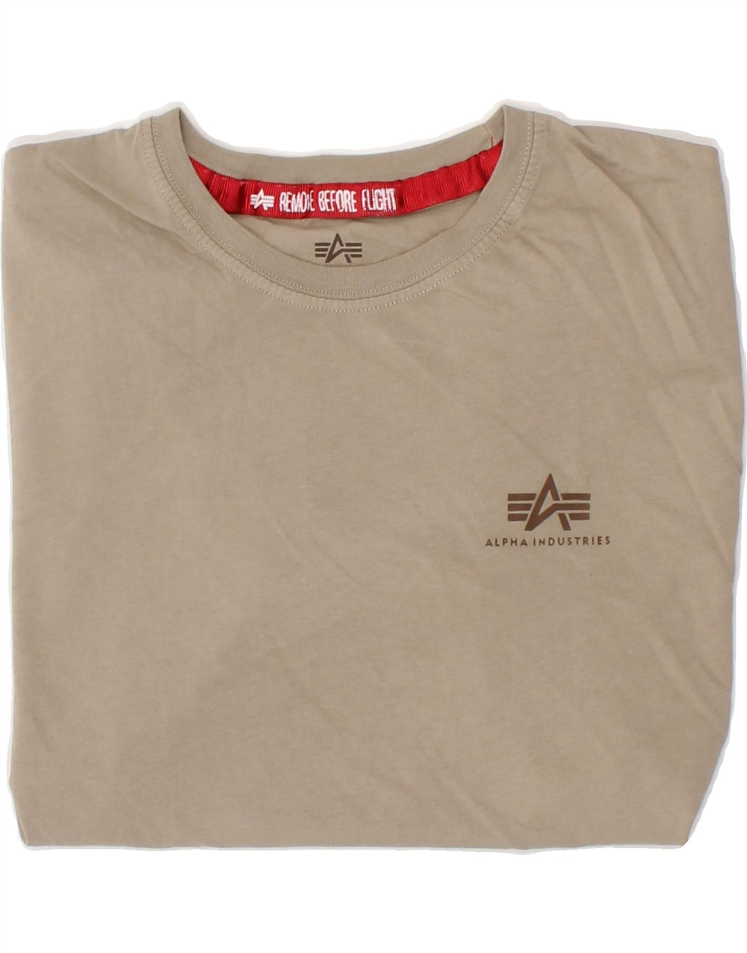 ALPHA INDUSTRIES Womens T-Shirt Top UK 14 Medium Grey Cotton Vintage Alpha Industries and Second-Hand Alpha Industries from Messina Hembry 