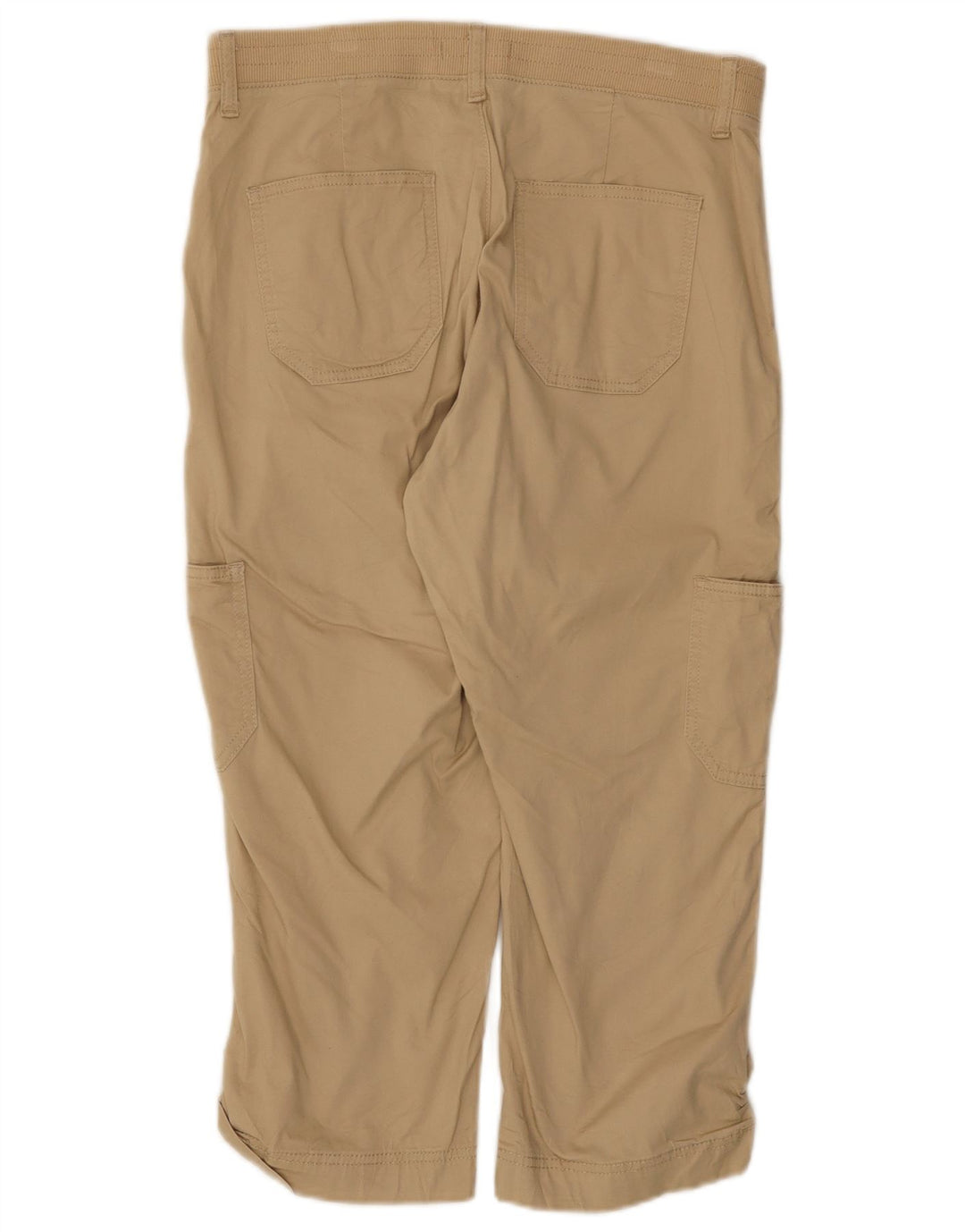Pantaloni cargo Capri da donna a vita media Lee US 10 Large W32 L22 Beige