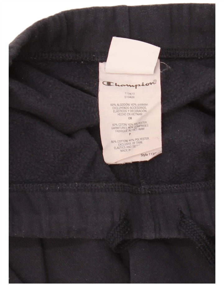 Pantaloni da tuta da uomo Champion Small in cotone blu navy