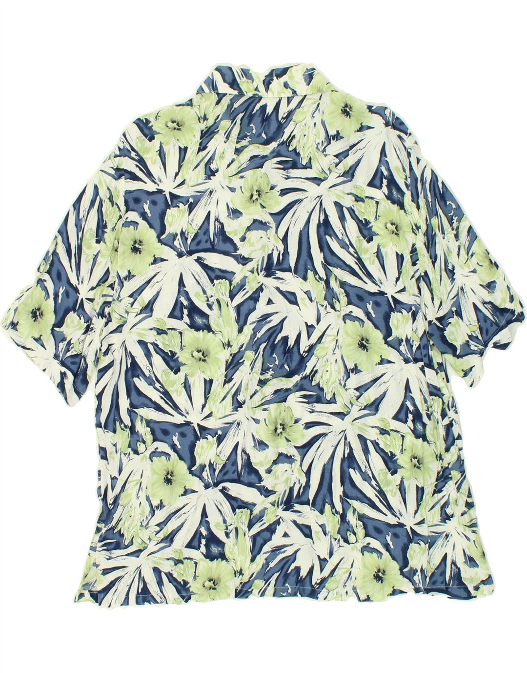 FRANKENWALDER Womens Short Sleeve Shirt IT 46 Large Multicoloured Floral Vintage Frankenwalder and Second-Hand Frankenwalder from Messina Hembry 