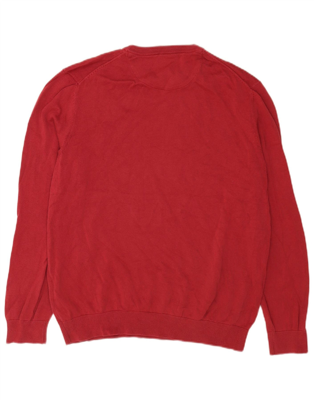 Maglione maglione girocollo da uomo Timberland grande cotone rosso