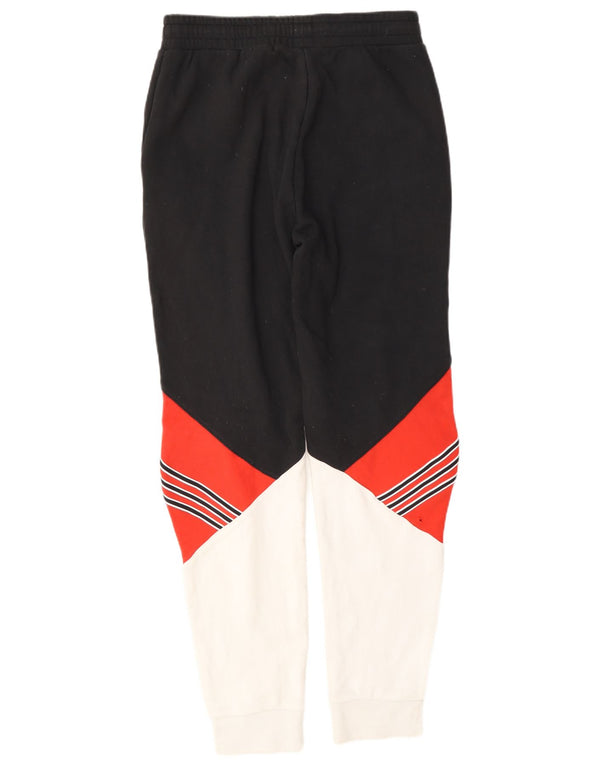 Pantaloni da tuta da uomo Adidas Joggers Medium Black Colourblock in cotone