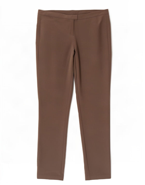Pantaloni Chino Slim Da Donna Benetton W30 L27 Cachi