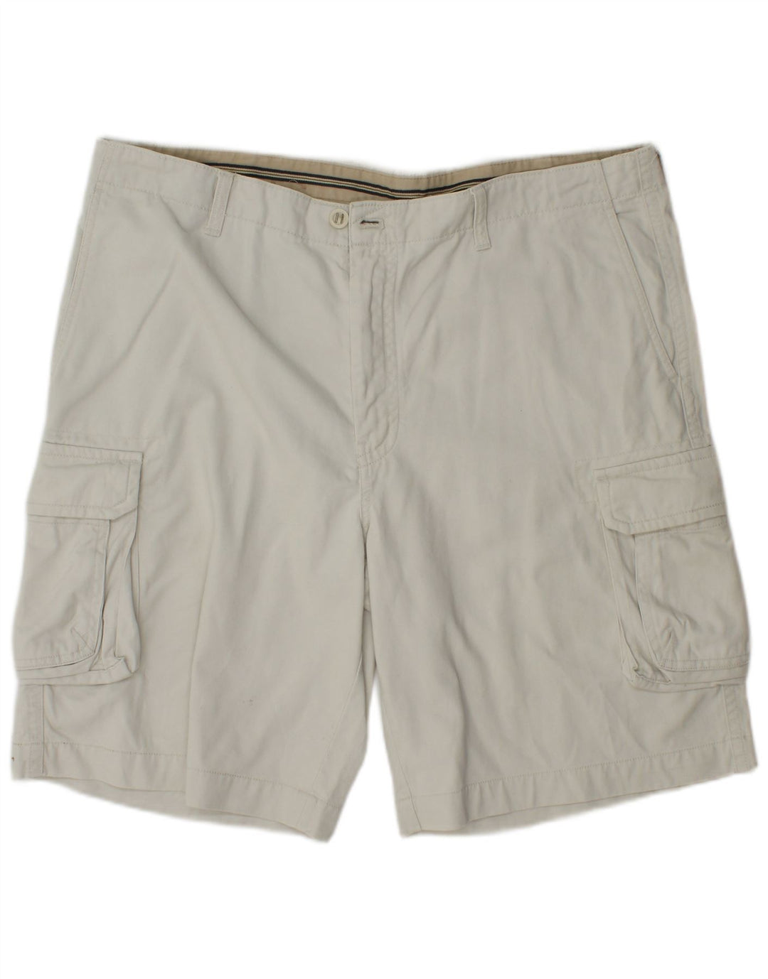 Pantaloncini cargo da uomo Izod W38 XL cotone bianco