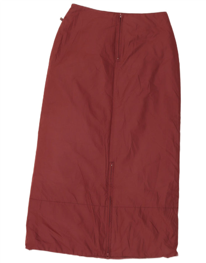 Gonna lunga imbottita da donna Invicta UK 12 media W30 poliestere bordeaux