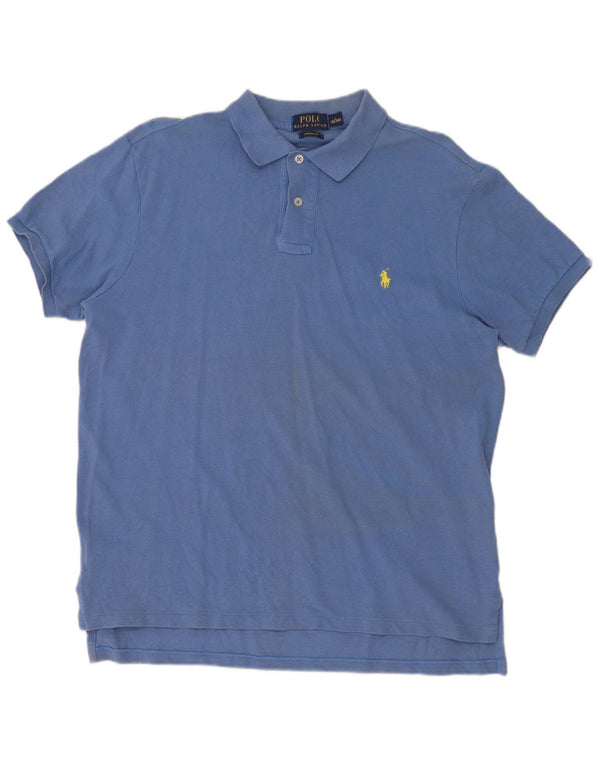 Polo Ralph Lauren da uomo su misura Polo grande in cotone blu