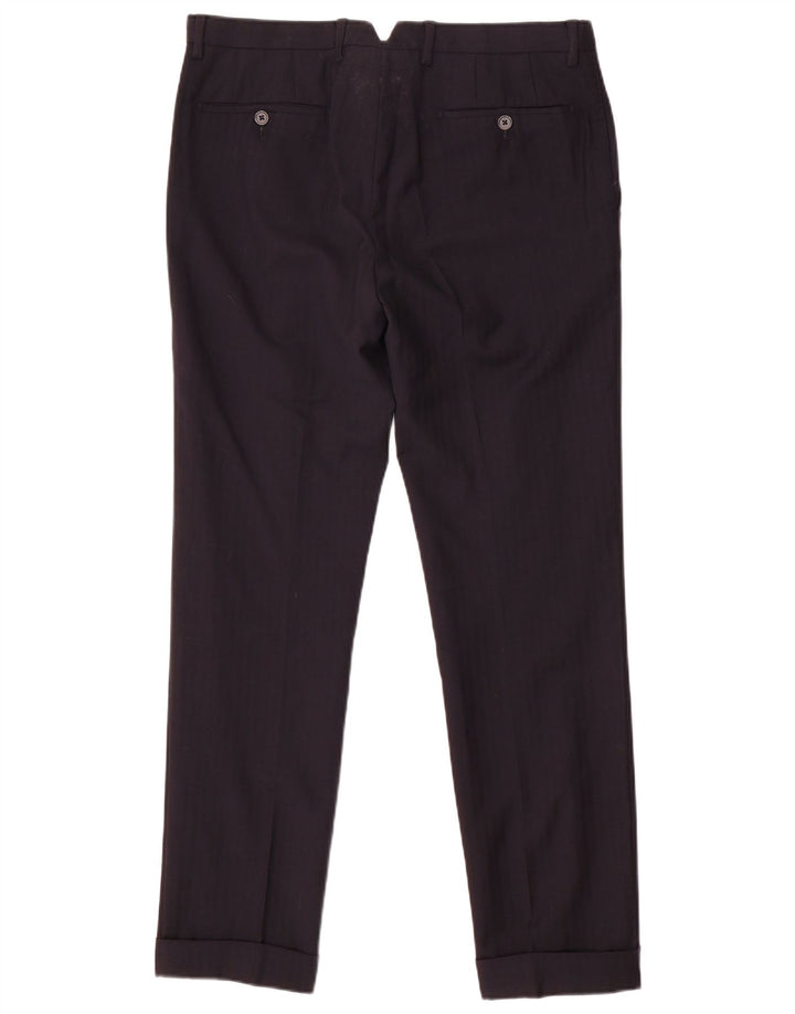 CANTARELLI Abito 2 Pezzi Doppio Petto Uomo IT 50 Large W34 L31 Blu Navy