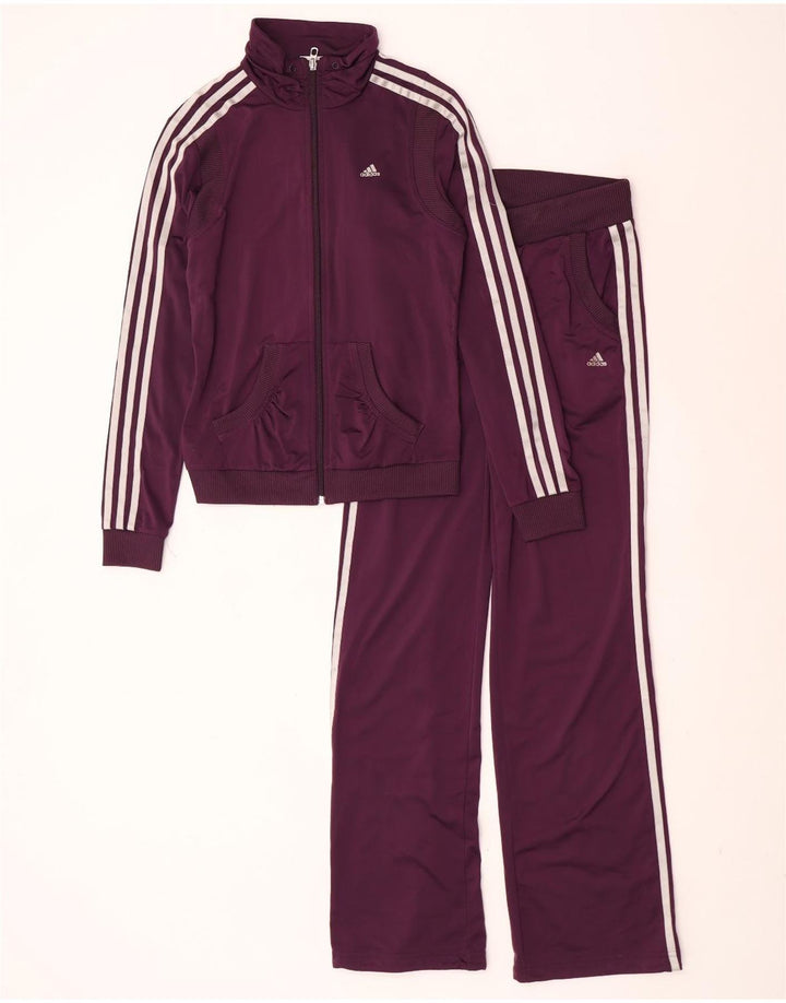 Tuta intera da donna Adidas UK 12 poliestere viola medio