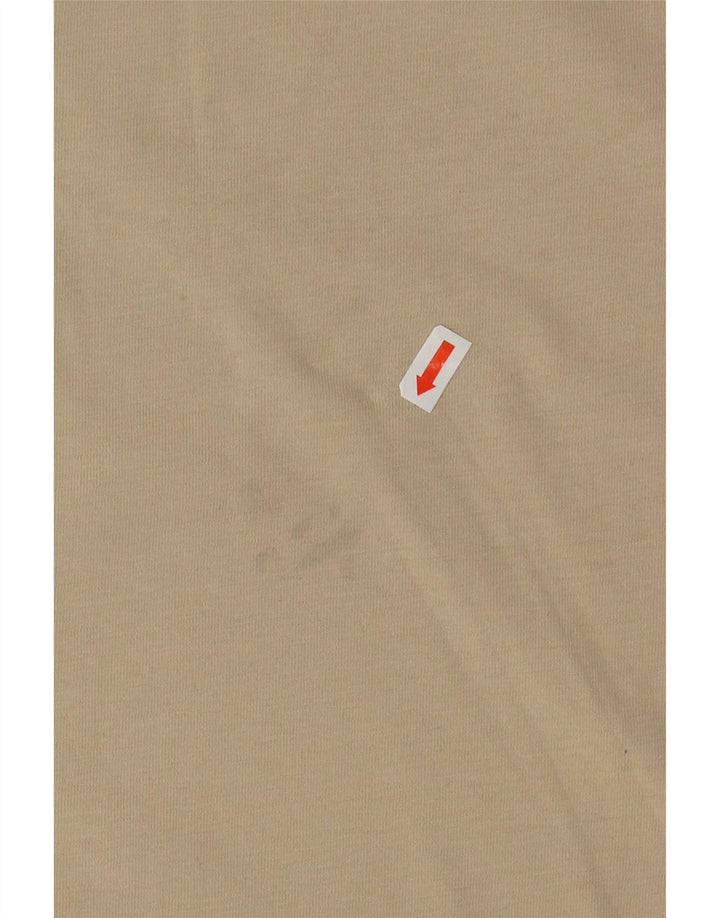 T-shirt ASICS da uomo XL in cotone beige