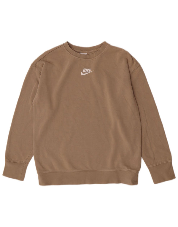 Felpa Nike Ragazzo Maglione 13-14 Anni XL Cotone Beige Sport