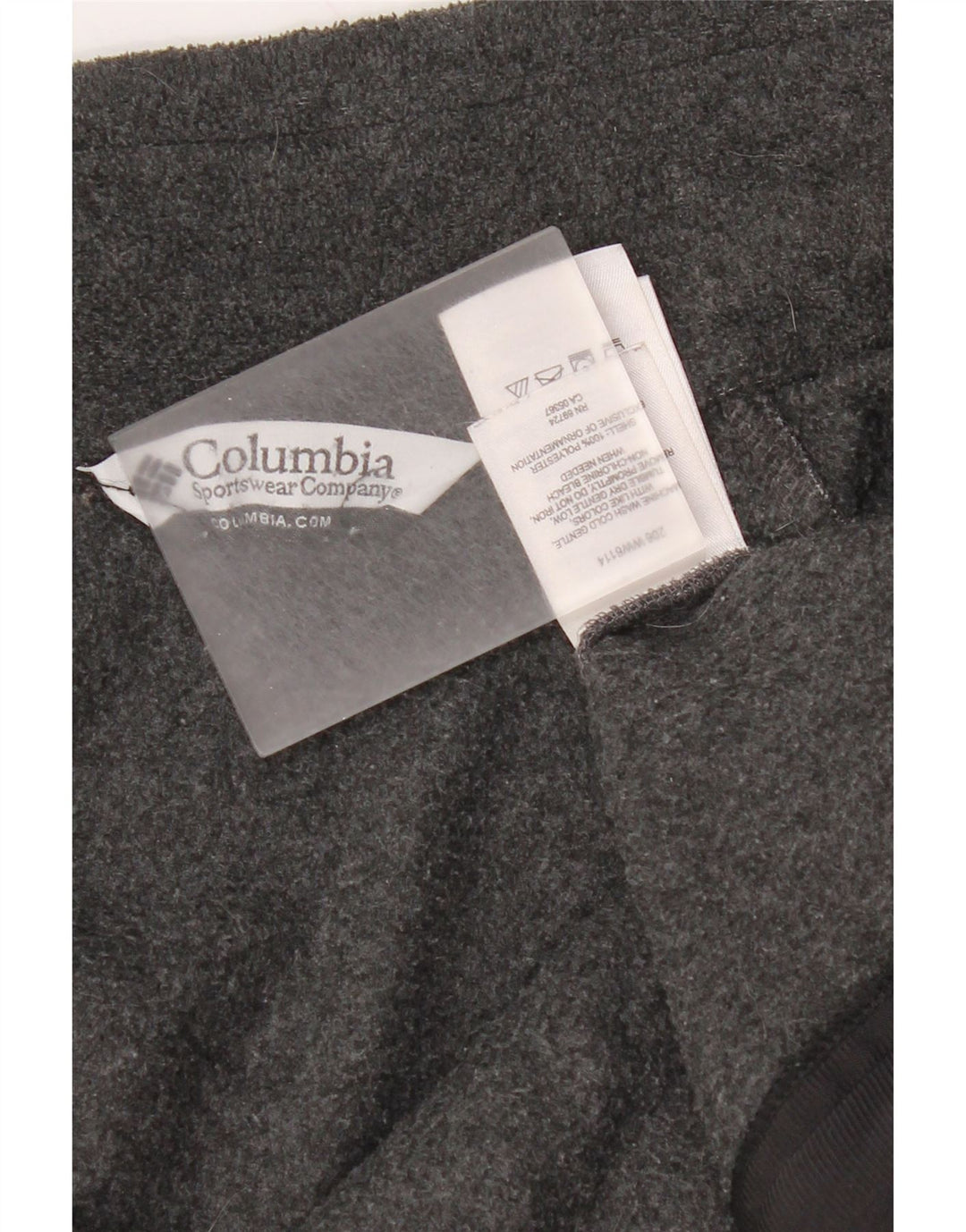 Giacca in pile da uomo Columbia UK 42 XL poliestere grigio