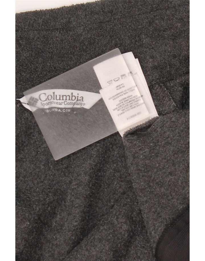 Giacca in pile da uomo Columbia UK 42 XL poliestere grigio