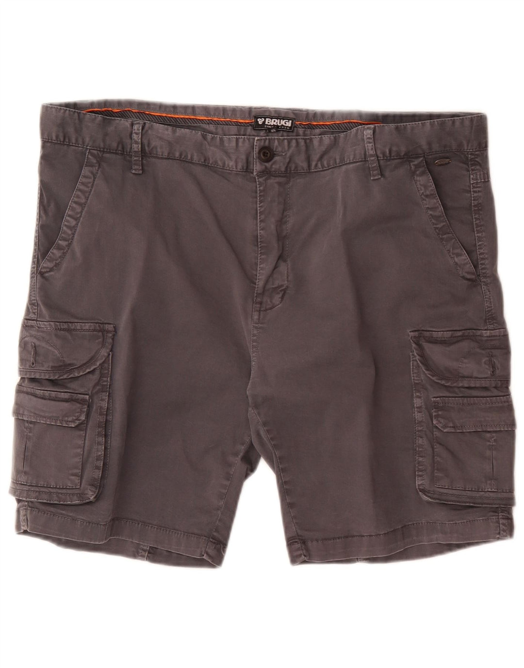 Pantaloncini cargo da uomo Brugi IT 56 3XL W50 Cotone grigio