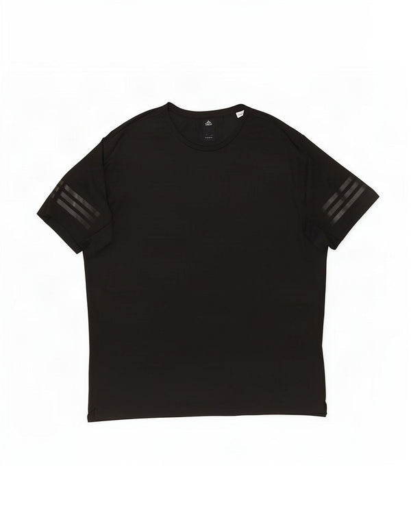 Maglietta Adidas Climacool da uomo grande nera