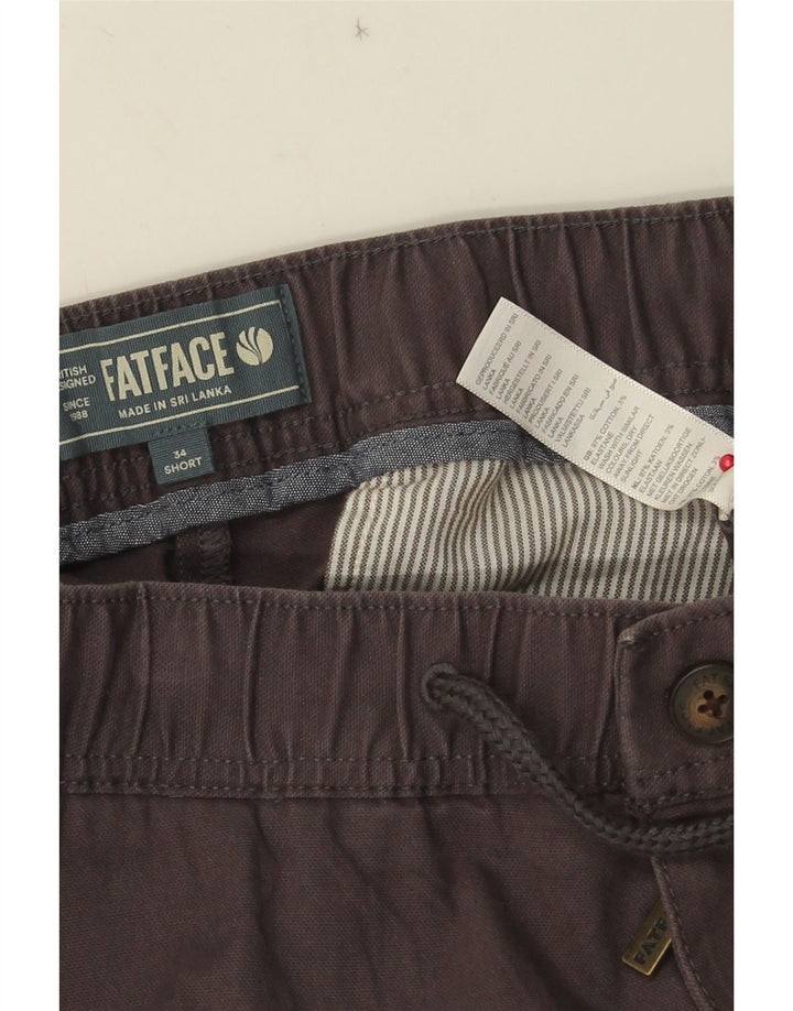 Pantaloni cargo da jogging da uomo Fat Face W34 L29 cotone grigio
