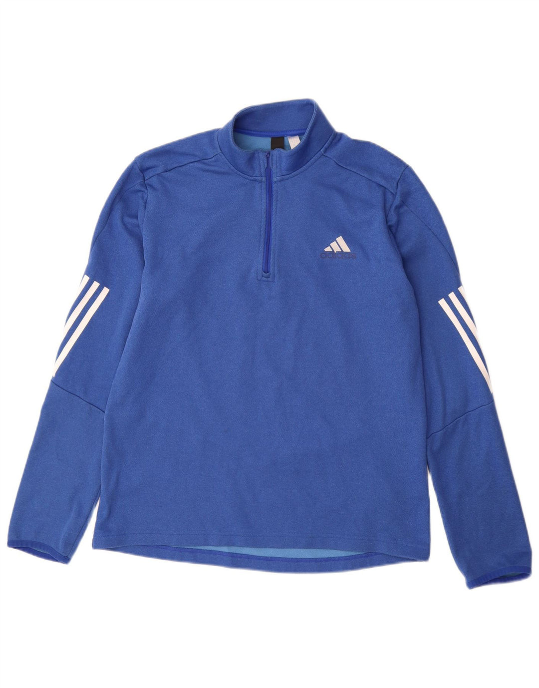 Top da tuta ADIDAS Aeroready Zip Neck Pullover Blu medio