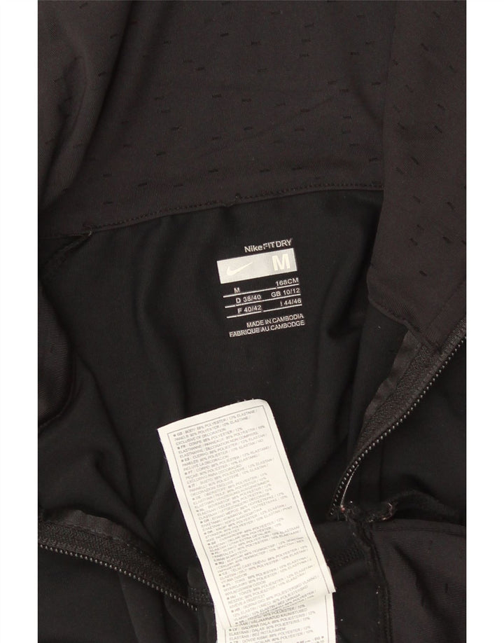 Giacca da tuta da donna Nike UK 10/12 Medium Black Poliestere Sports
