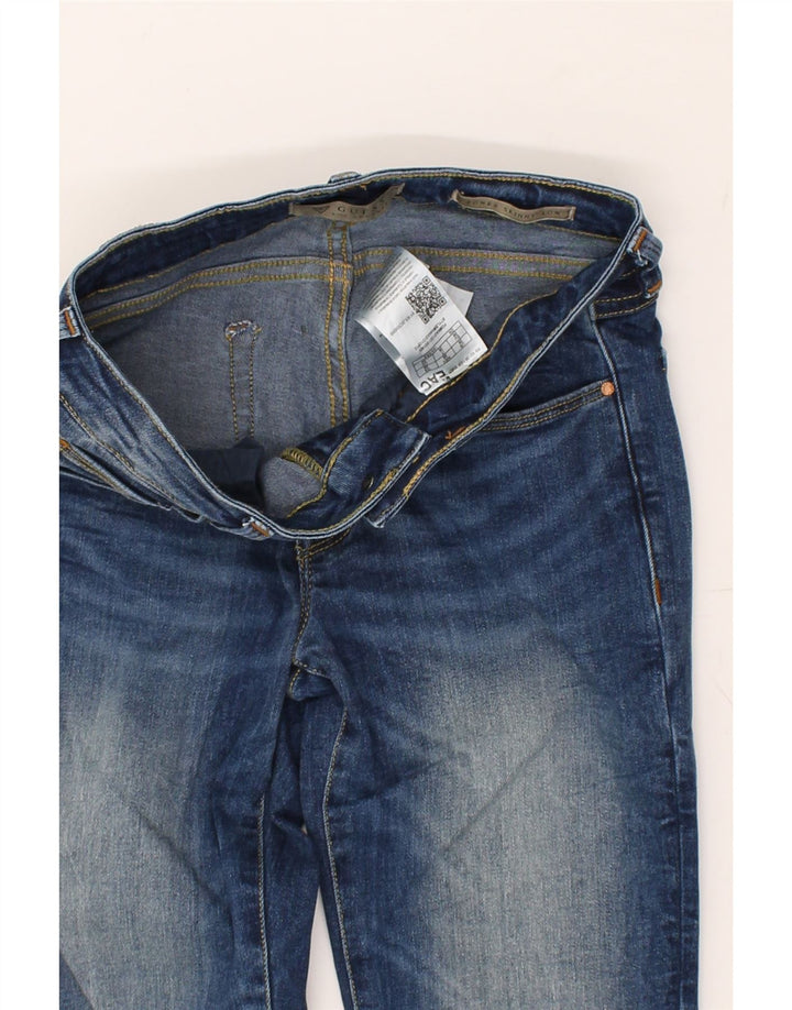 GUESS Womens Low Skinny Jeans W26 L32 Blue Cotton | Vintage Guess | Thrift | Second-Hand Guess | Used Clothing | Messina Hembry 