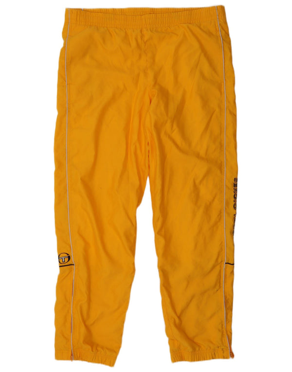 Sergio Tacchini Pantaloni da tuta con grafica da uomo Joggers Large Giallo