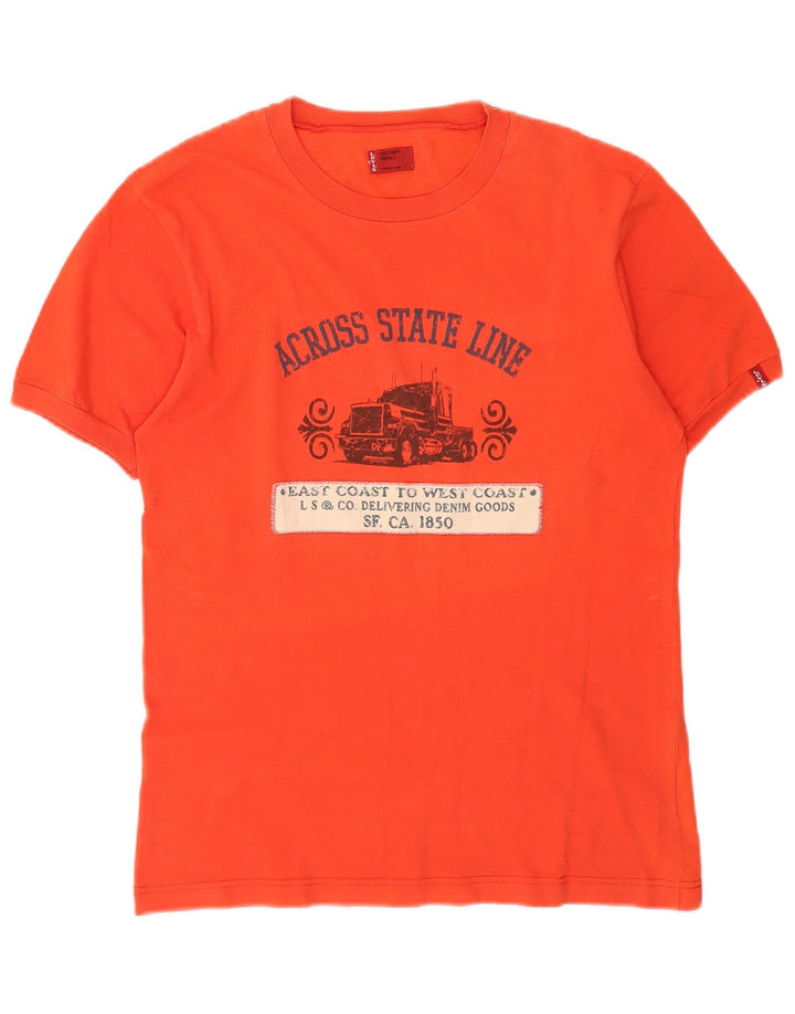 T-shirt grafica da uomo Levi's Top piccola arancione