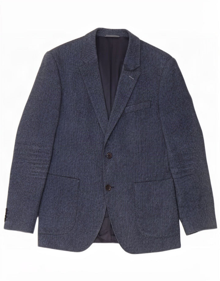 Giacca blazer sartoriale da uomo Tommy Hilfiger IT 50 Large Blu Navy