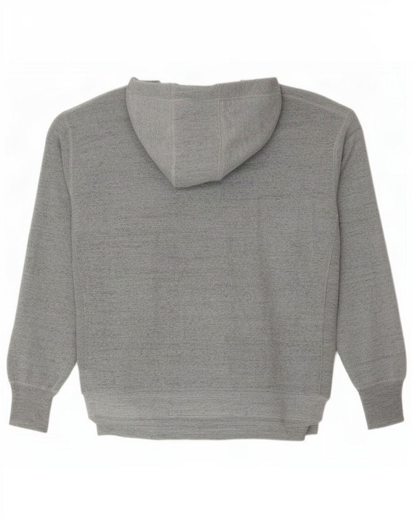 Felpa con cappuccio grafica da uomo Under Armour, grande cotone chiazzato grigio