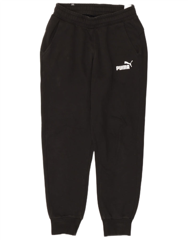 Pantaloni da tuta da uomo Puma Joggers piccoli in cotone nero