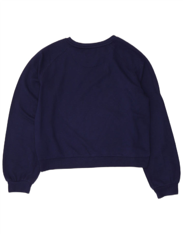 Felpa corta per ragazze Levi's, 13-14 anni, in poliestere blu navy