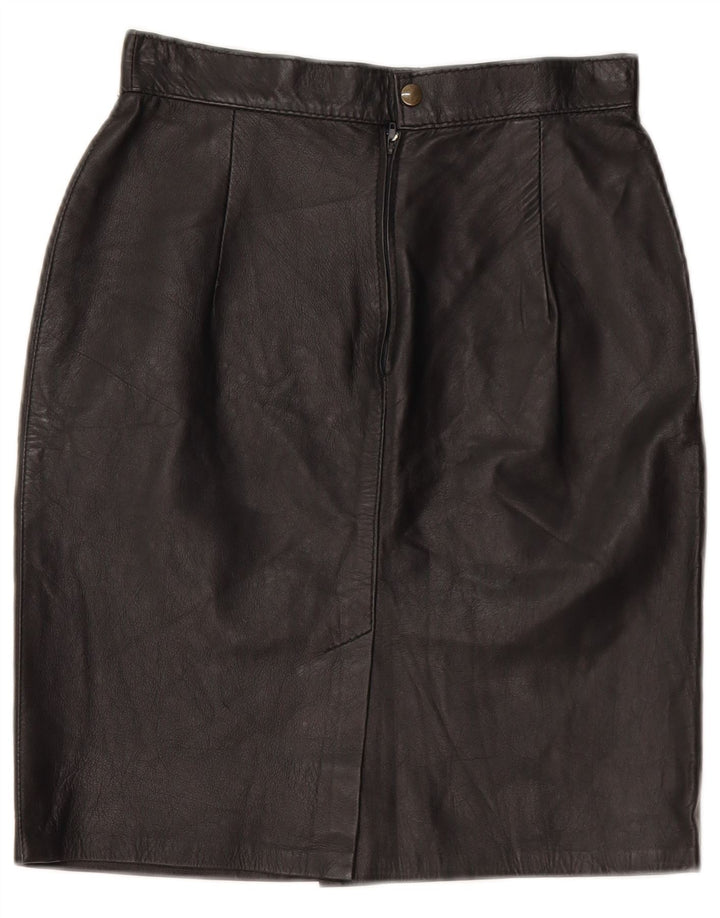 Gonna Tubino Donna Caracciolo W26 Piccola in Pelle Nera