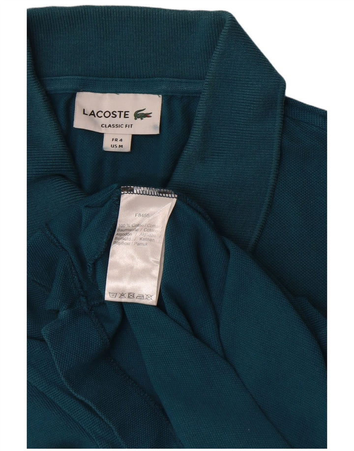 Polo da uomo Lacoste Classic Fit taglia 4 in cotone blu medio