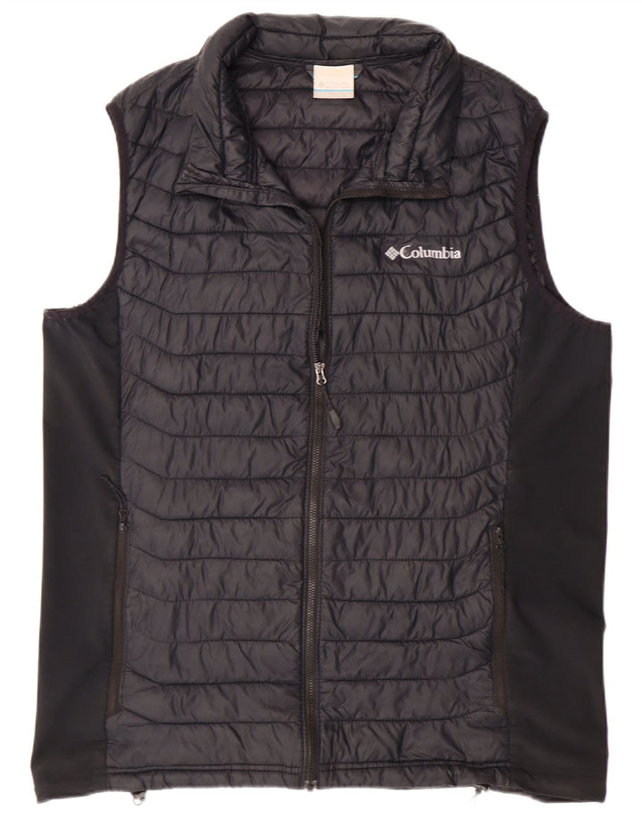Gilet imbottito da uomo COLUMBIA UK 40 grande nylon nero
