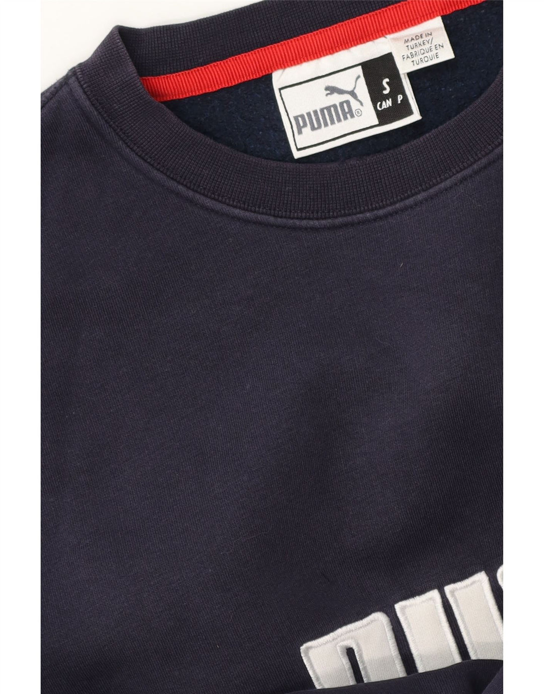 Felpa grafica da uomo Puma Maglione piccolo blu navy