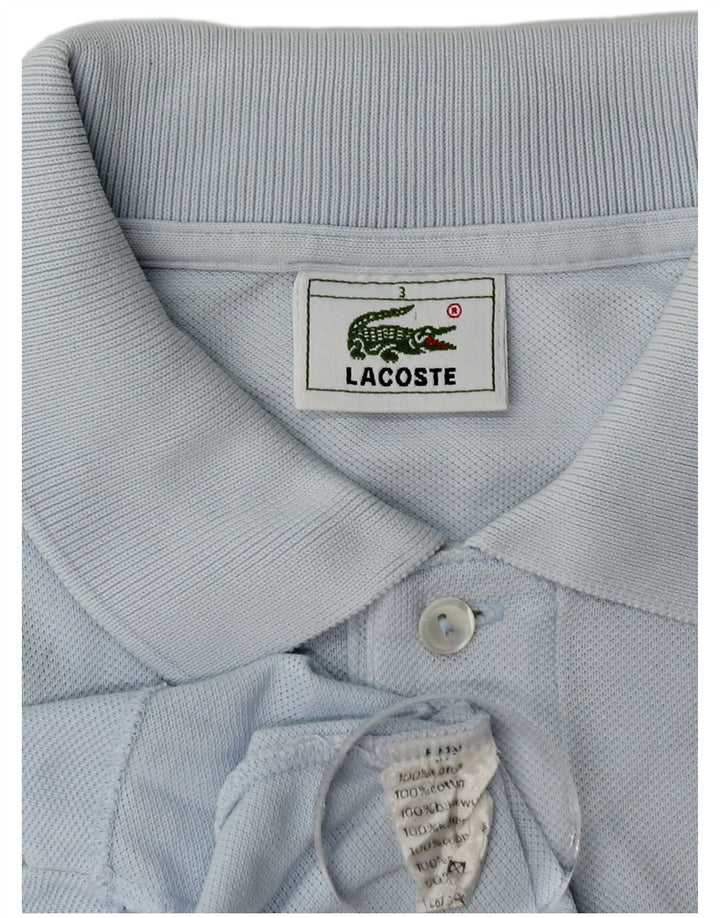 Polo da uomo Lacoste taglia 3 piccola in cotone blu