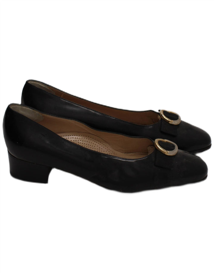 Valle Verde Ballerine in pelle da donna Taglia UK 6 Pelle nera