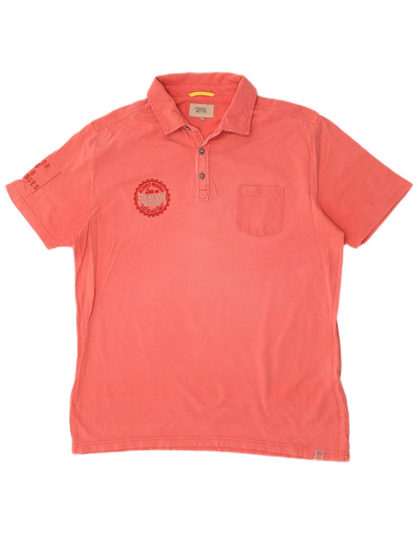 Polo grafica da uomo Camel Active 2XL Rosa