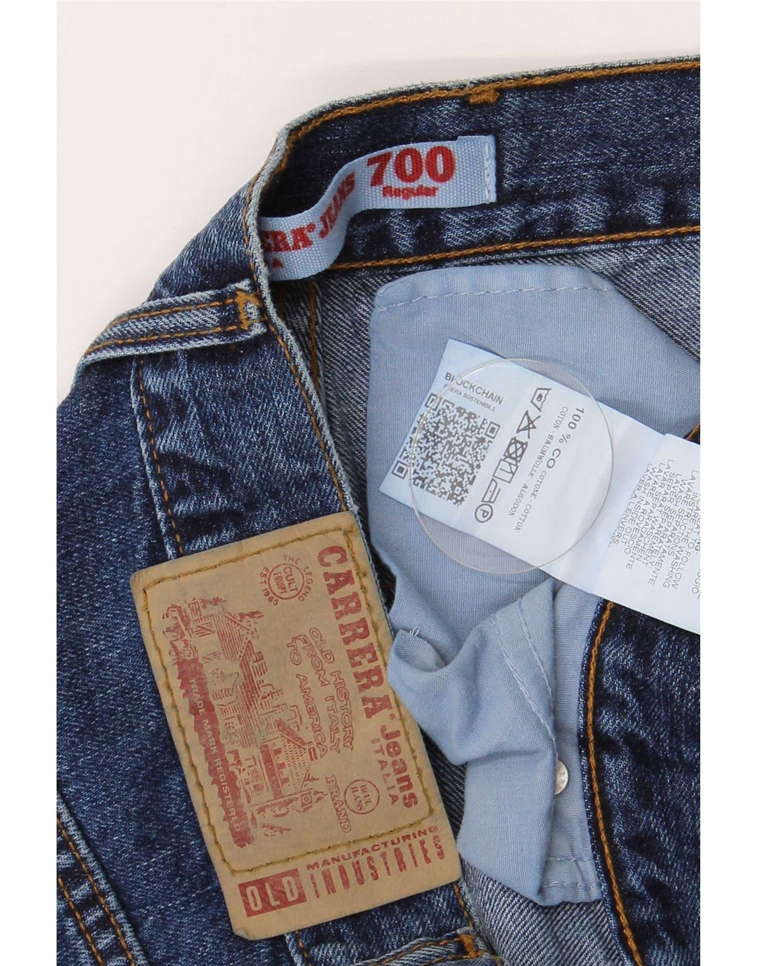 Jeans dritti da uomo Carrera 700 vestibilità regolare W36 L33 cotone blu