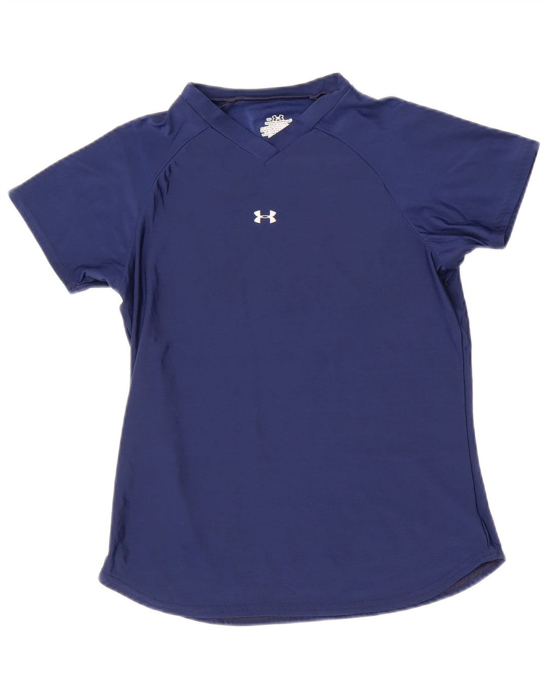 Maglietta da donna Under Armour Top Small in poliestere blu navy
