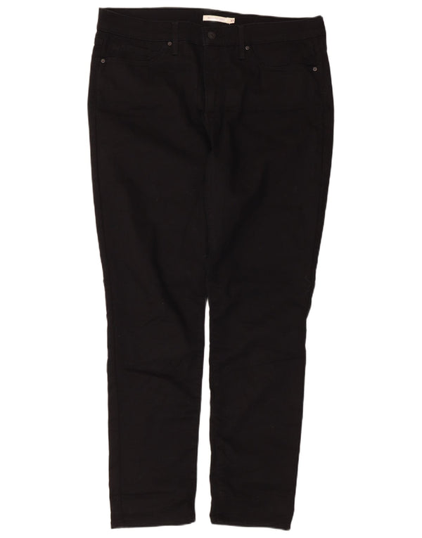 Levi's Donna 311 Shaping Skinny Jeans W33 L30 Cotone Nero