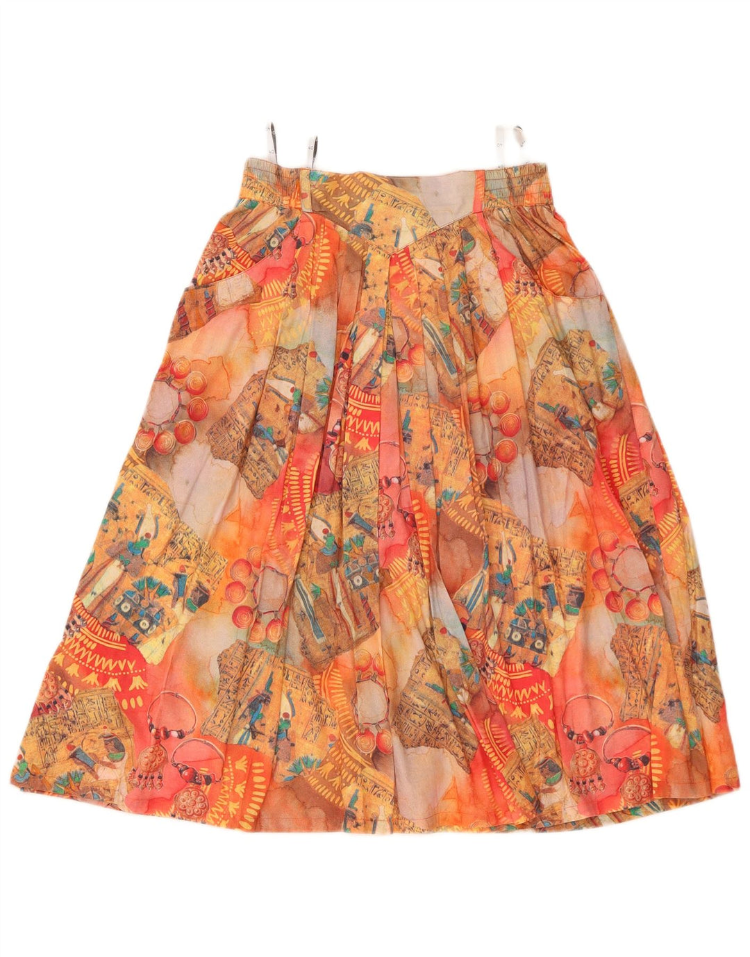 Gonna a trapezio da donna TAIFUN EU 40 media W28 patchwork multicolore