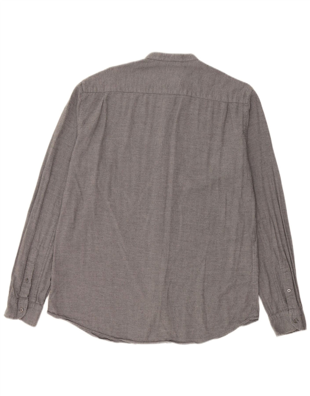 Camicia da uomo Massimo Dutti grande spina di pesce grigia