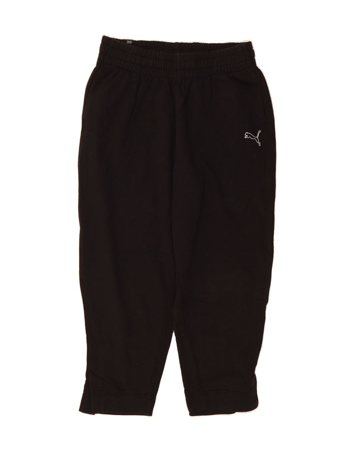 PUMA Womens Tracksuit Trousers UK 14 Large Black Cotton Vintage Puma and Second-Hand Puma from Messina Hembry 