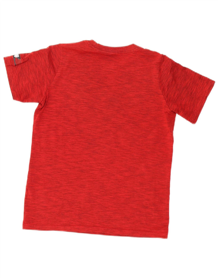 T-shirt grafica Nike da ragazzo Dri Fit Top 10-11 anni rosso medio chiazzato