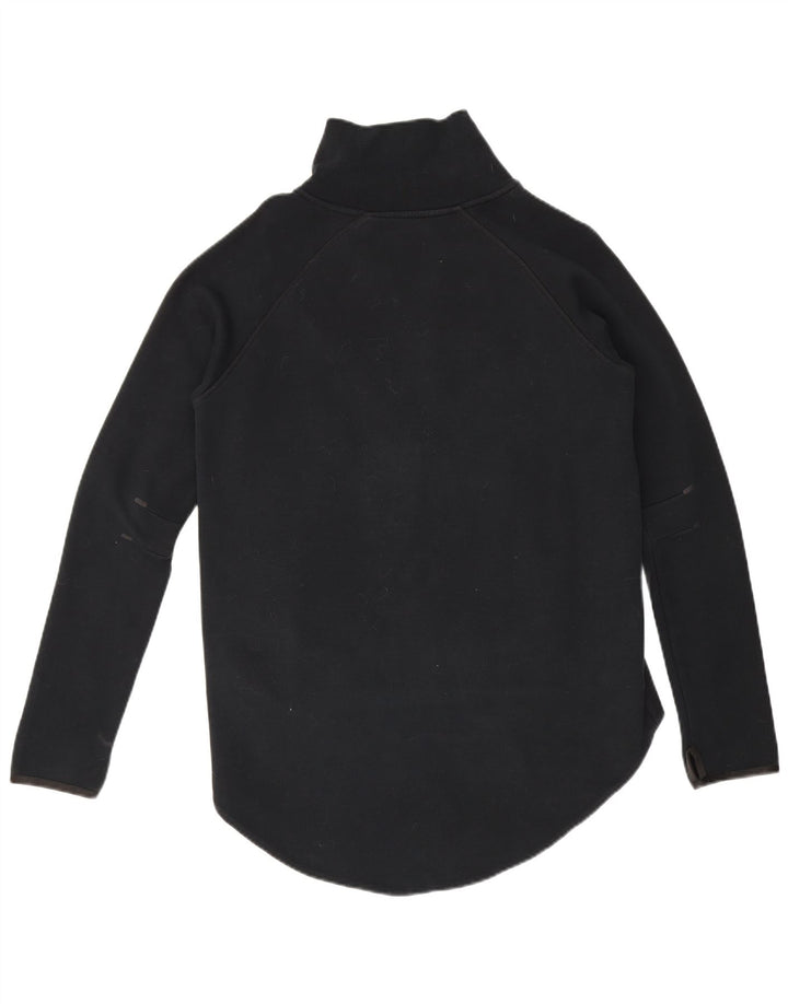 Giacca da tuta da donna Nike UK 14 grande cotone nero