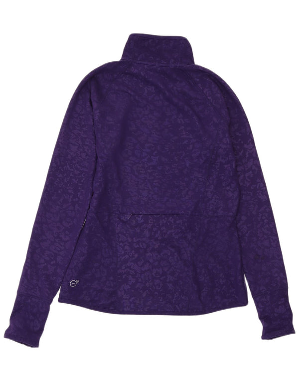 Giacca da tuta da donna PUMA UK 14 Grande poliestere con stampa animalier viola