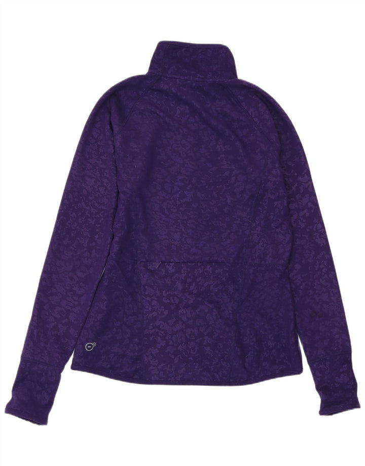 Giacca da tuta da donna PUMA UK 14 Grande poliestere con stampa animalier viola