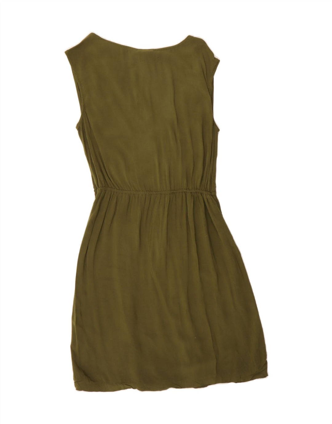 MOSSIMO Womens Sleeveless Sheath Dress UK 6 XS Khaki Vintage Mossimo and Second-Hand Mossimo from Messina Hembry 